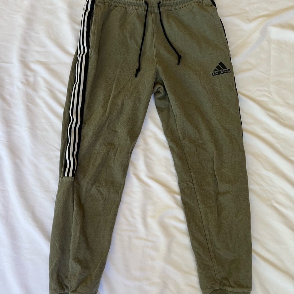 Adidas Kids Olive Jogger Pants